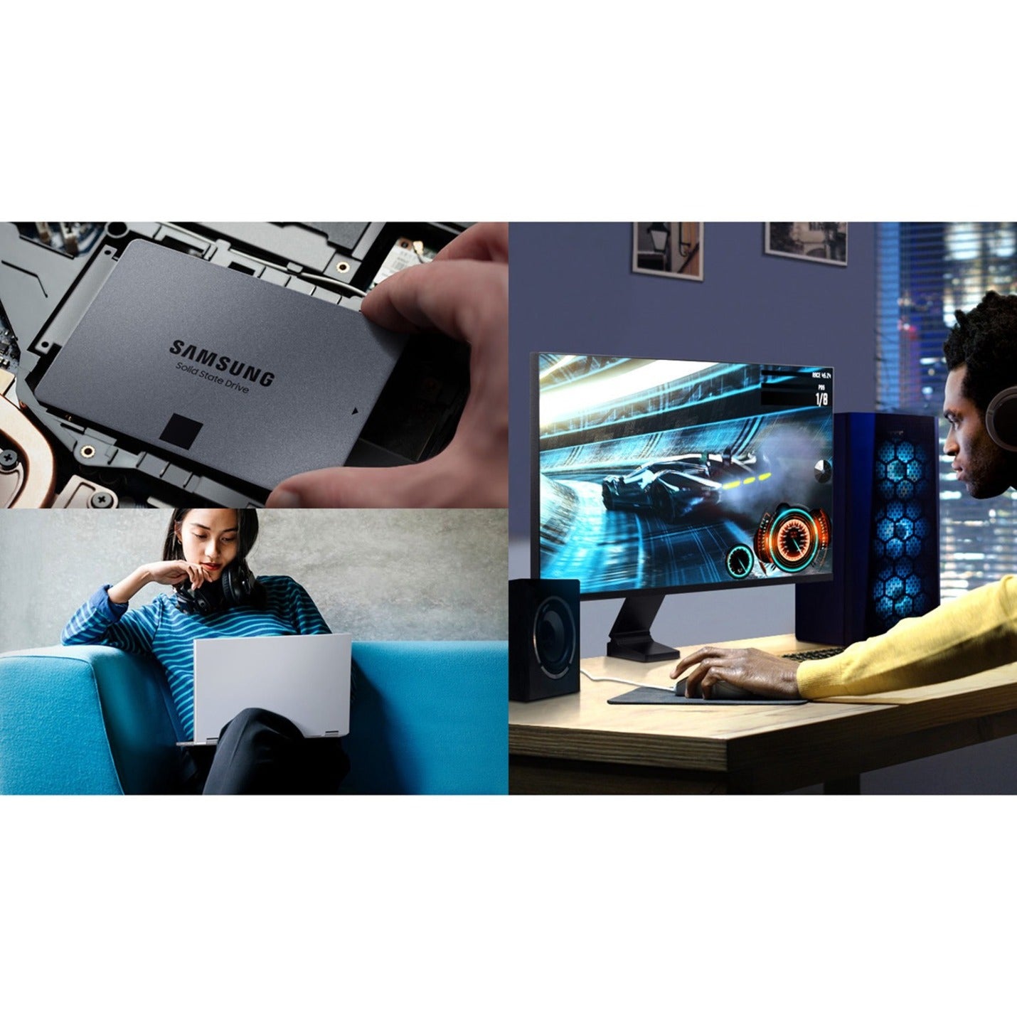 Samsung 870 QVO 8TB Internal Solid State Drive, SATA SSD