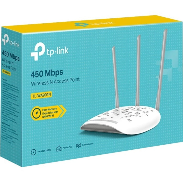 TP-Link TL-WA901N 450Mbps Wireless N Access Point, IEEE 802.11n 450 Mbit/s