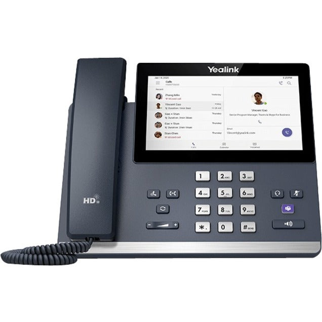 Yealink 1301193 Microsoft Phone MP56 - Teams Edition, 7-inch Touch Screen, HD Audio, Noise Proof Technology