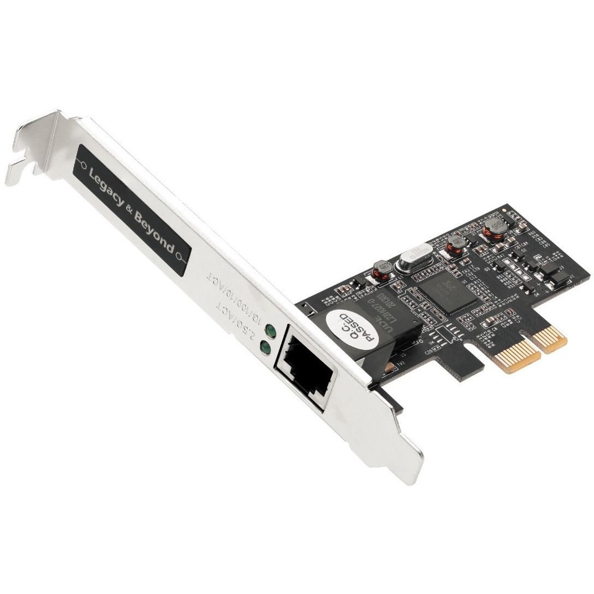 SIIG LB-GE0611-S1 Single 2.5G 4-Speed Multi-Gigabit Ethernet PCIe Card, High-Speed Network Connectivity