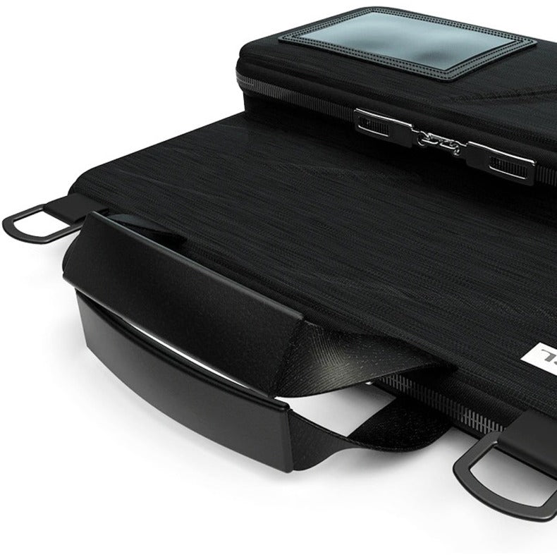 UZBL EVA7961 Always-On Slim 11.6" Chromebook Case, Black - Carrying Case with Shoulder Strap and Handle