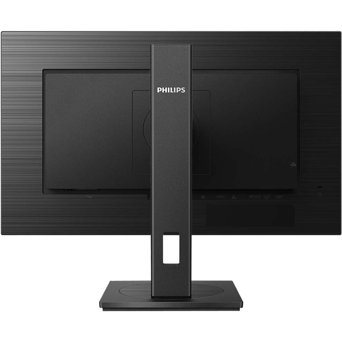 Philips 243B1 LCD Monitor with USB-C, 23.8" Full HD, Textured Black