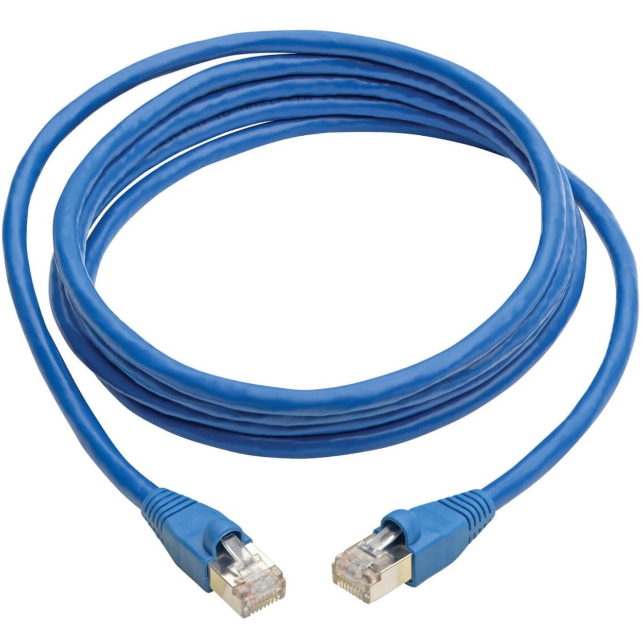 Tripp Lite N262-008-BL Cat.6a STP Patch Network Cable, 8 ft, Blue, 10G-Certified