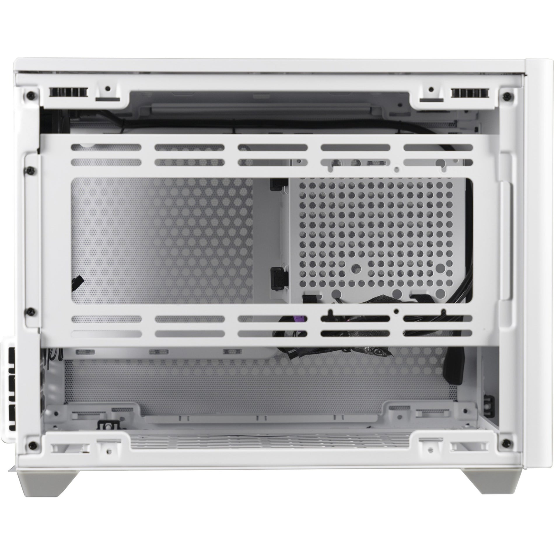 Cooler Master MCB-NR200-WNNN-S00 MasterBox Computergehäuse Kompaktes Design 2.5" und 3.5" Interne Einschübe 3 Erweiterungssteckplätze USB-Anschlüsse Weiß 