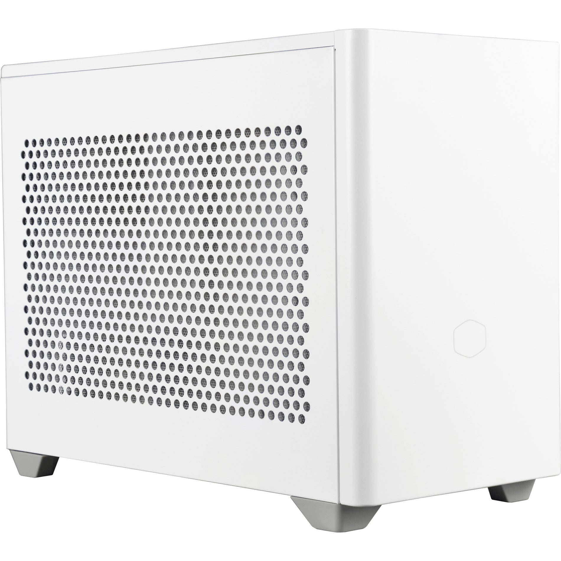 Cooler Master MCB-NR200-WNNN-S00 MasterBox Computer Case, Compact Design, 2.5" and 3.5" Internal Bays, 3 Expansion Slots, USB Ports, White