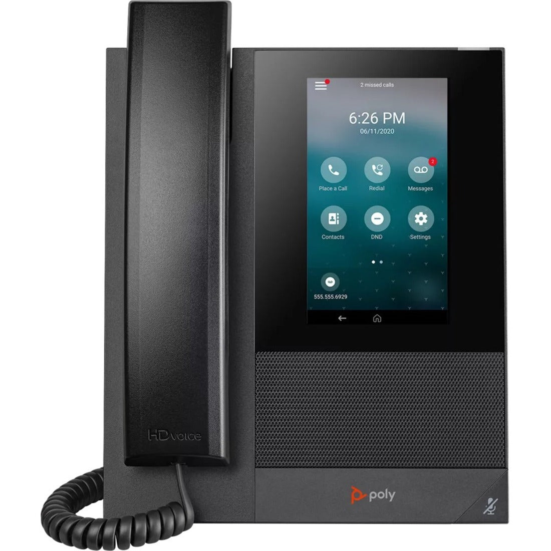 Poly 2200-49700-025 CCX 400 Business Media Phone, Opensip, PoE