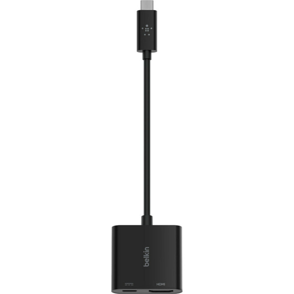 Belkin AVC002BTBK USB-C to HDMI + Charge Adapter, USB Power Delivery, Plug and Play