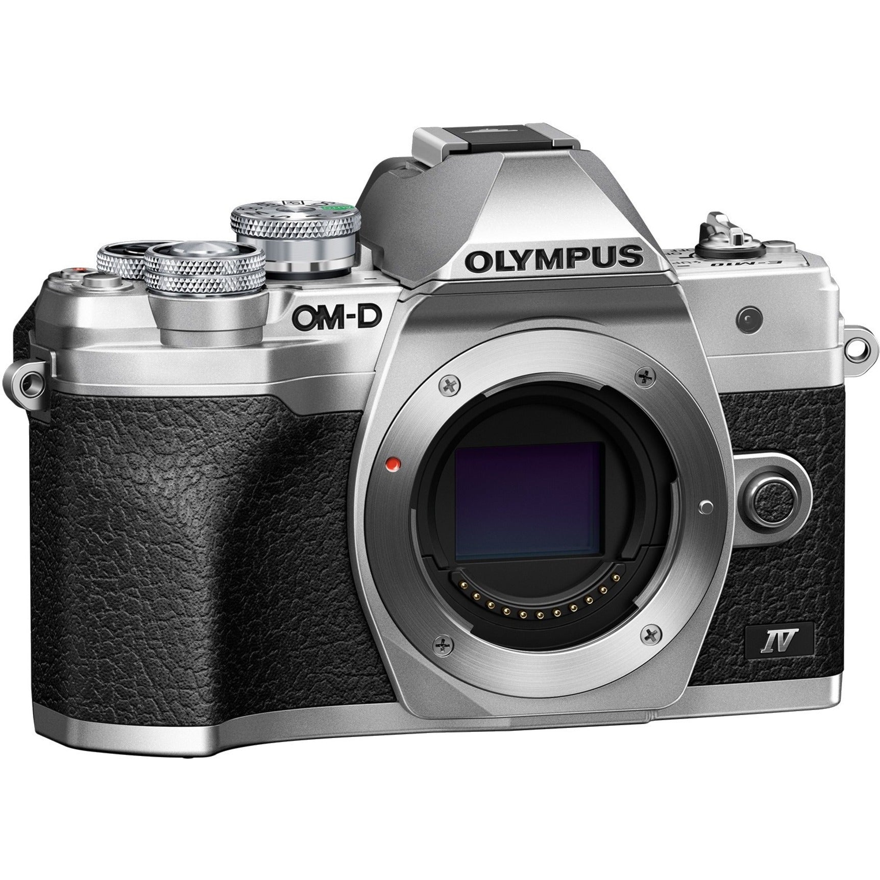 Olympus V207130SU000 OM-D E-M10 Mark IV Mirrorless Camera Body Only, 20.3 Megapixel, Silver