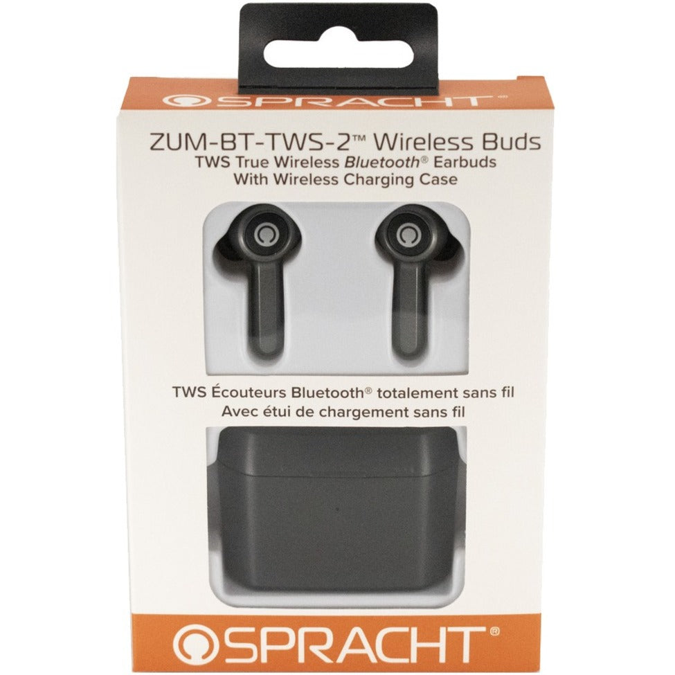 Spracht ZUM-BT-TWS-2 Earset, True Wireless Bluetooth Earbud with Noise Cancelling