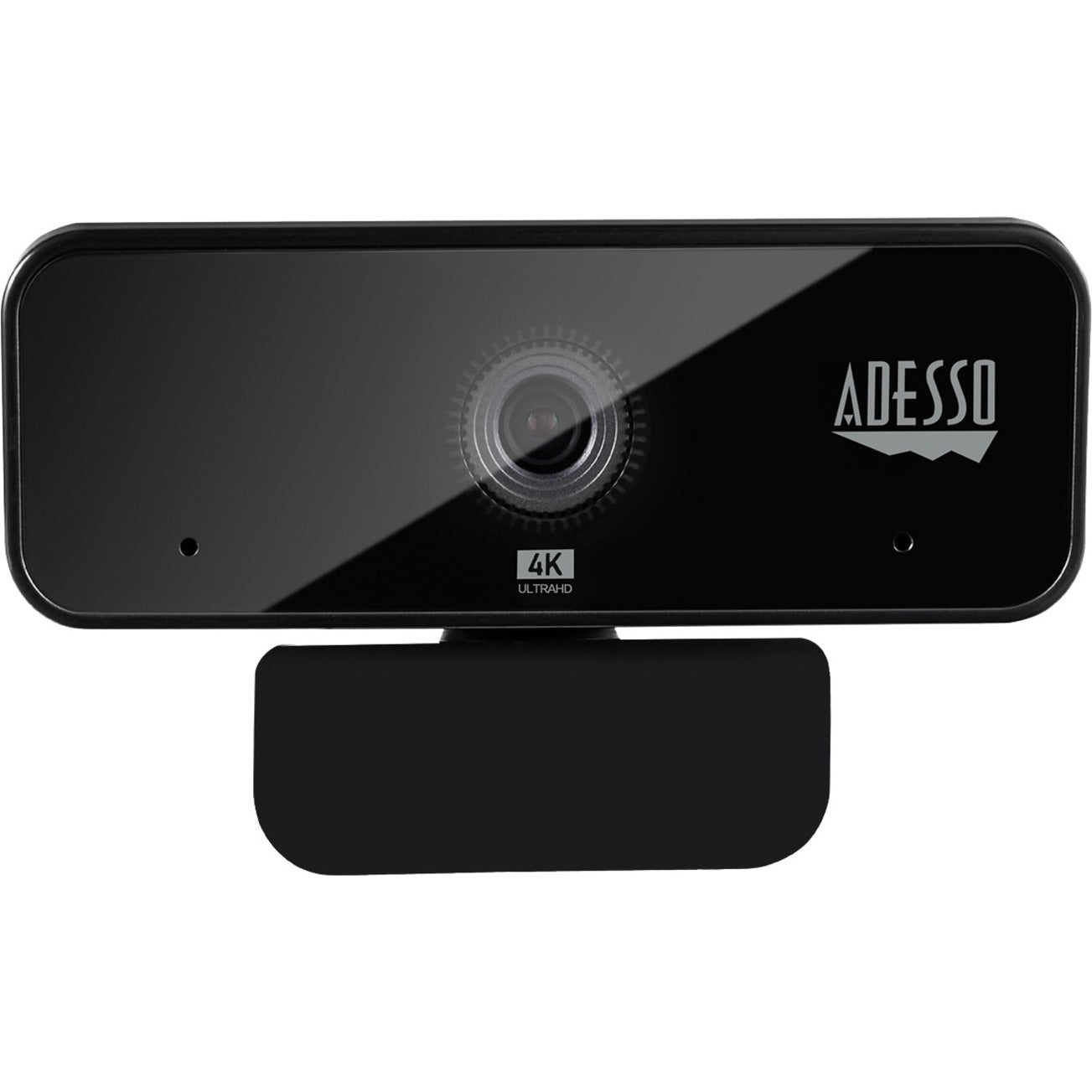 Adesso CYBERTRACK H6 4K Ultra HD USB Webcam with Built-in Dual Microphone & Privacy Shutter Cover