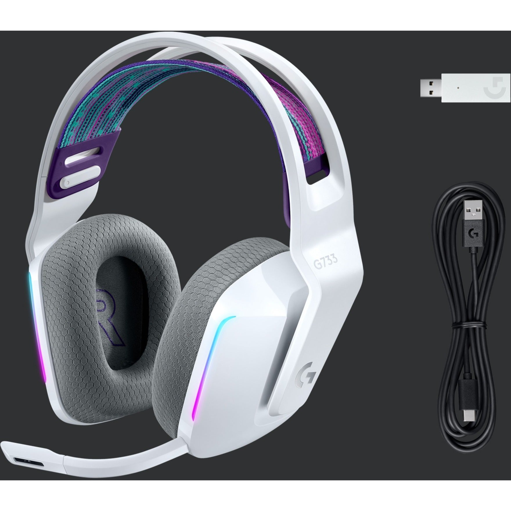 Auriculares inalámbricos para juegos RGB Logitech G733 Lightspeed