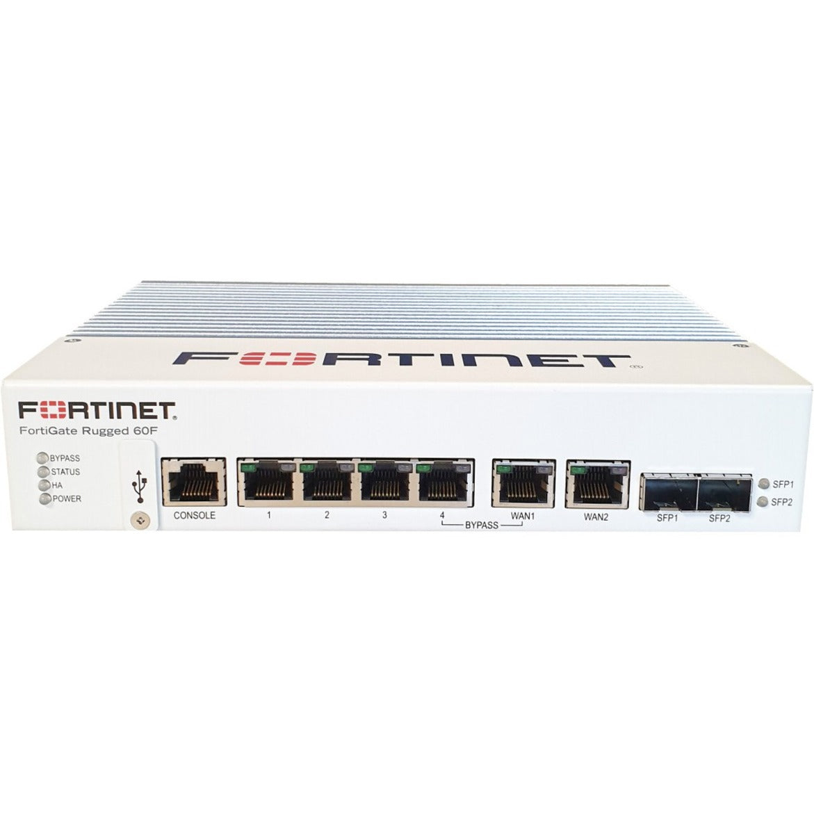 Fortinet FGR-60F FortiGate Rugged Network Security/Firewall Appliance, 6 Ports, Gigabit Ethernet, AES (256-bit) Encryption