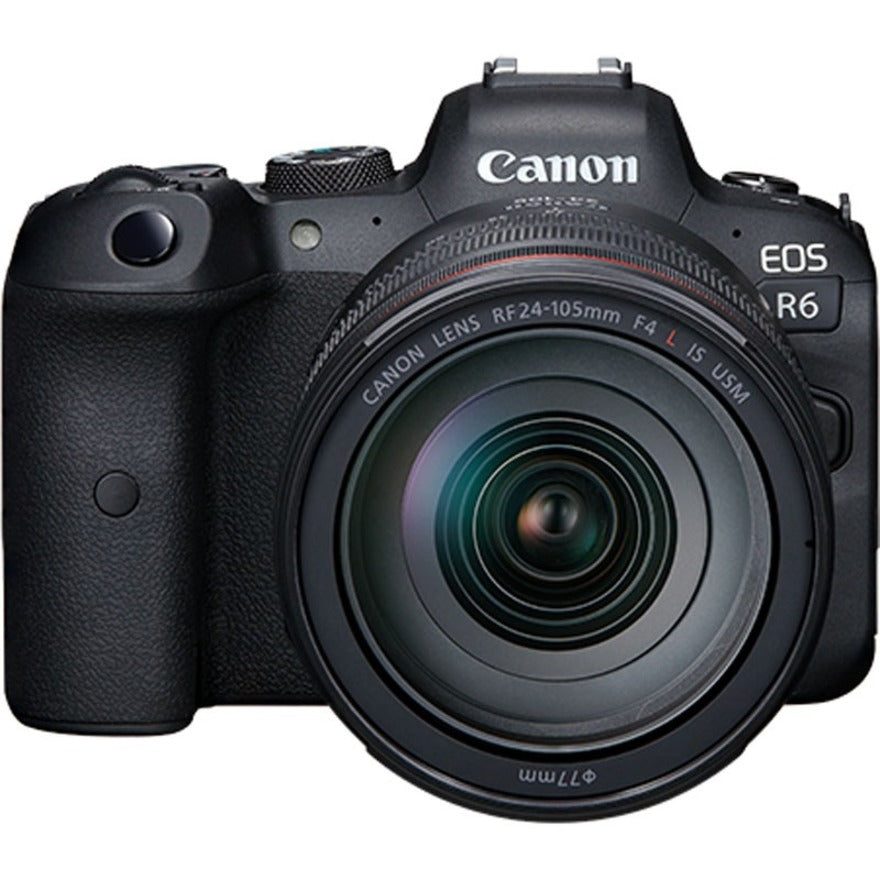 Canon 4082C012 EOS R6 Mirrorless Camera with Lens, 20.1 Megapixel, 4K Video, Touchscreen