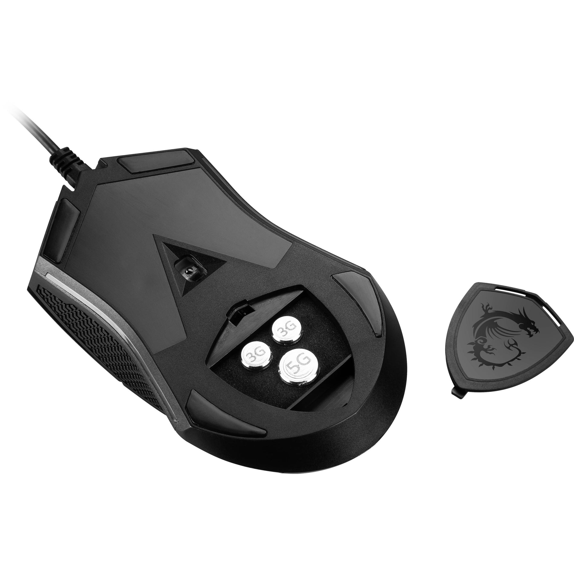 MSI CLUTCHGM08 Clutch GM08 Gaming Mouse, Symmetrical Design, 4200 DPI, 6 Buttons, USB 2.0