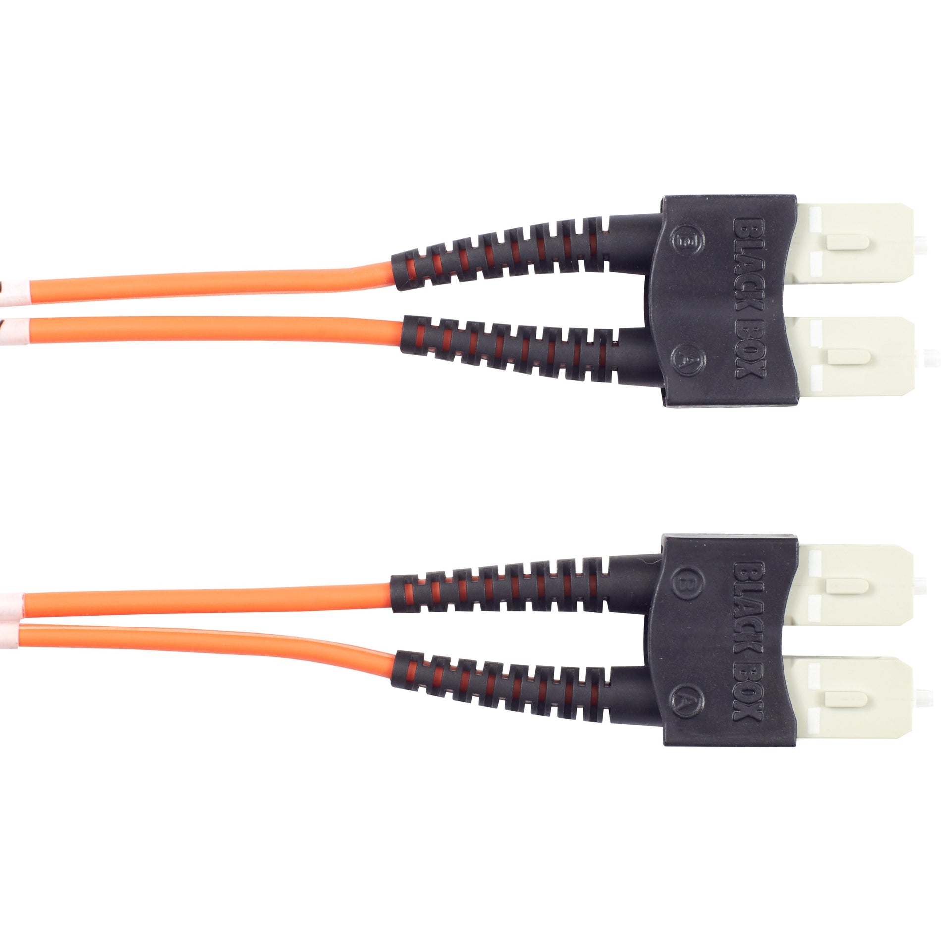 Black Box EFN110-002M-SCSC Fiber Optic Duplex Patch Network Cable, Multi-mode, 6.50 ft, Orange