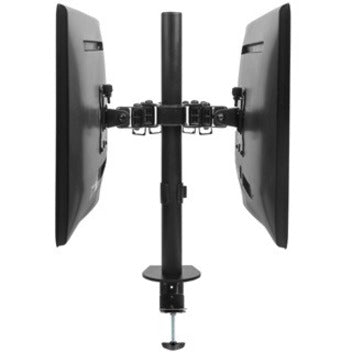 Ergotech DMRS-2 Dual Monitor Mount, Adjustable Arm, Full Motion, Black