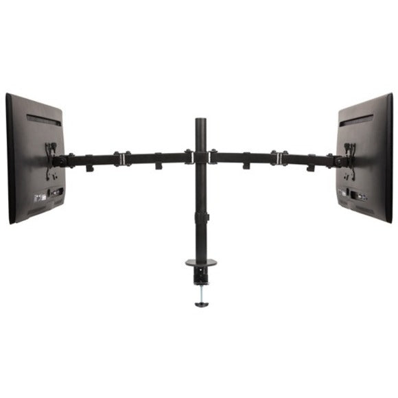 Ergotech DMRS-2 Dual Monitor Mount, Adjustable Arm, Full Motion, Black