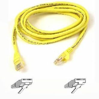 Belkin A3L791-30-YLW Cat. 5E UTP Patch Cable, Yellow, 30 ft