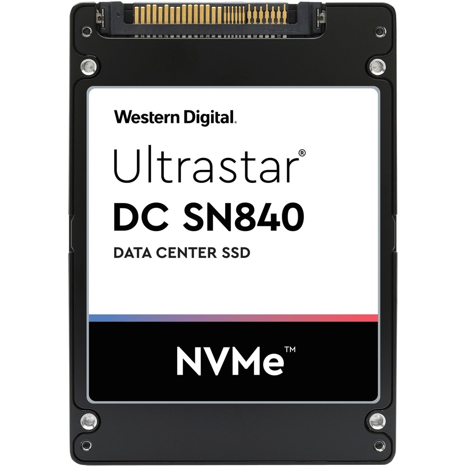 Western Digital 0TS1877 Ultrastar DC SN840 WUS4BA138DSP3XZ Solid State Drive, 3.75 TB PCIe RI-1DW/D BICS4 SE