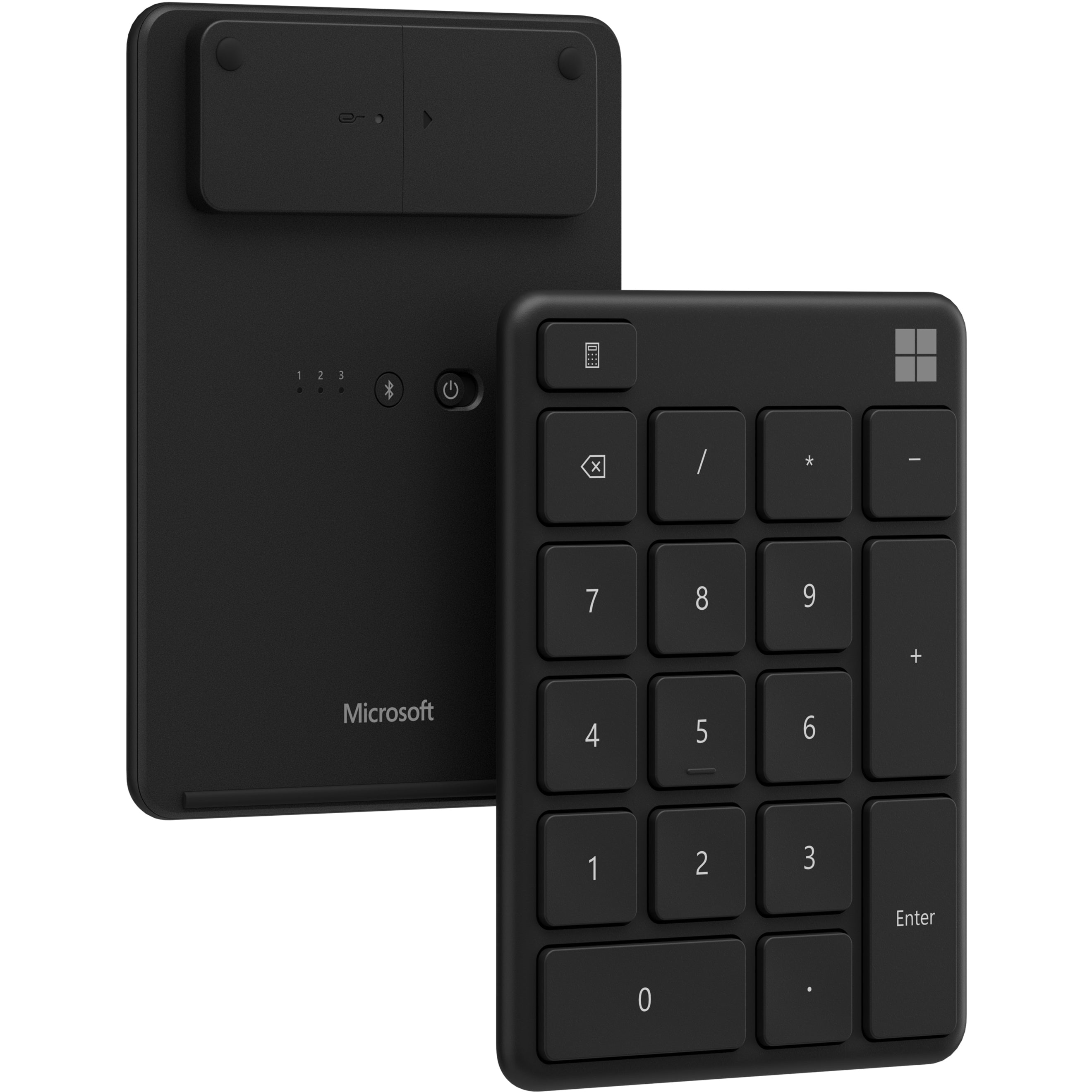 Microsoft 23O-00016 Keypad, Bluetooth 5, Swift Pair, Multi-host Support, Matte Black