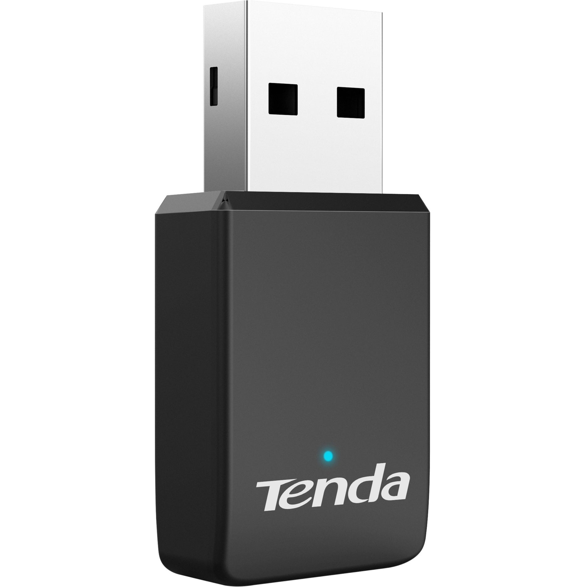 Tenda U9 AC650 Wireless Dual Band Auto-Install USB Adapter, Wi-Fi 5, 633 Mbit/s