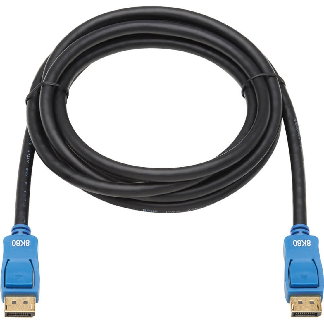 Tripp Lite P580-003-8K6 DisplayPort 1.4 Cable, 8K UHD @ 60 Hz, M/M, Black, 3 ft.