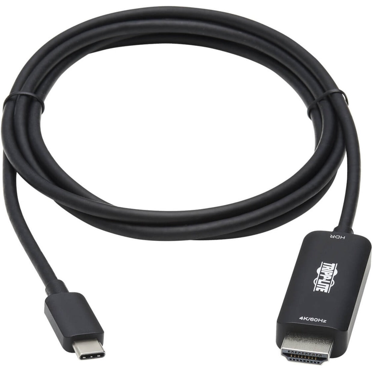 Tripp Lite U444-006-HDR2BE USB-C to HDMI Adapter Cable, M/M, Black, 6 ft.