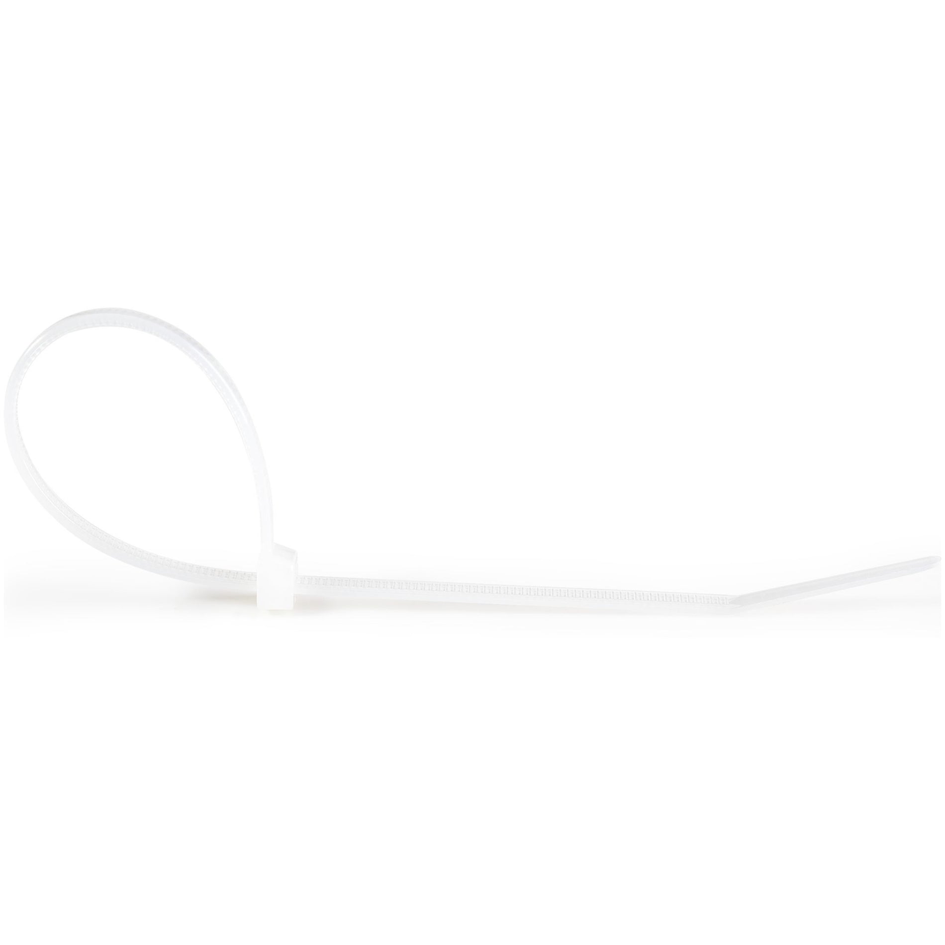 StarTech.com CBMZT8NK 1000 Pack 8" Cable Ties - White Nylon Zip Tie Wraps, UL TAA