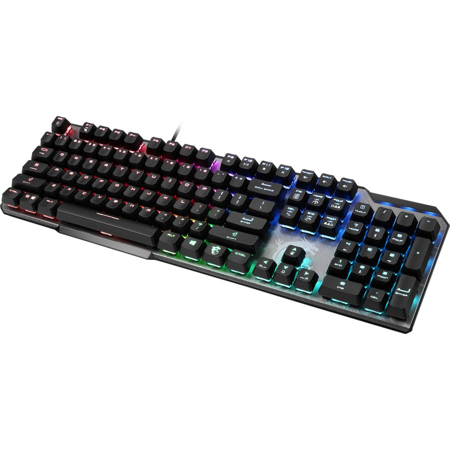 MSI VIGORGK50ELL VIGOR GK50 ELITE Gaming Keyboard, Mechanical, RGB Lighting, Ergonomic Design