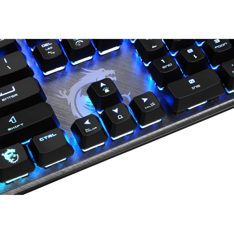 MSI VIGORGK50ELL VIGOR GK50 ELITE Gaming Keyboard, Mechanical, RGB Lighting, Ergonomic Design