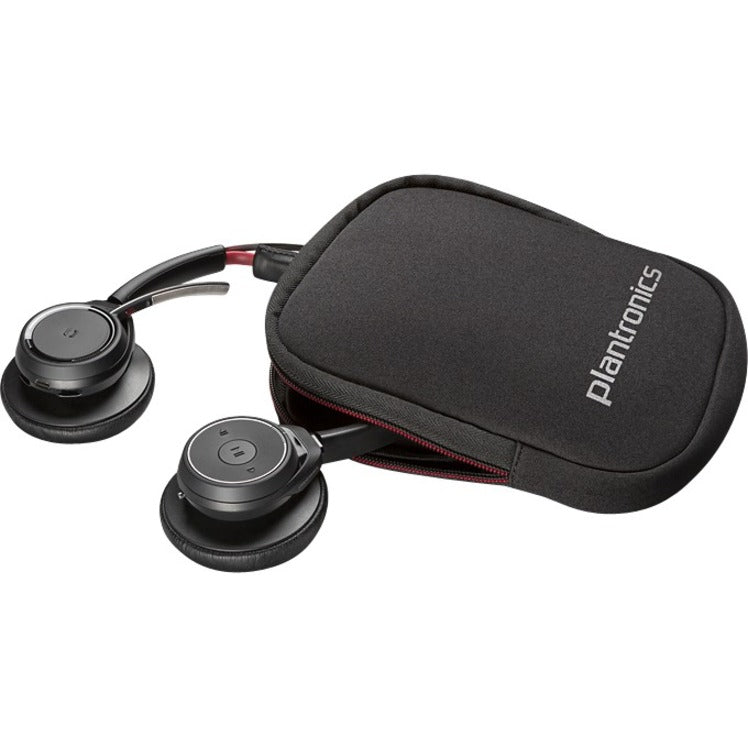 Plantronics 202652-101 B825 Voyager Focus UC Headset, Wireless Bluetooth Stereo Headset with Active Noise Canceling