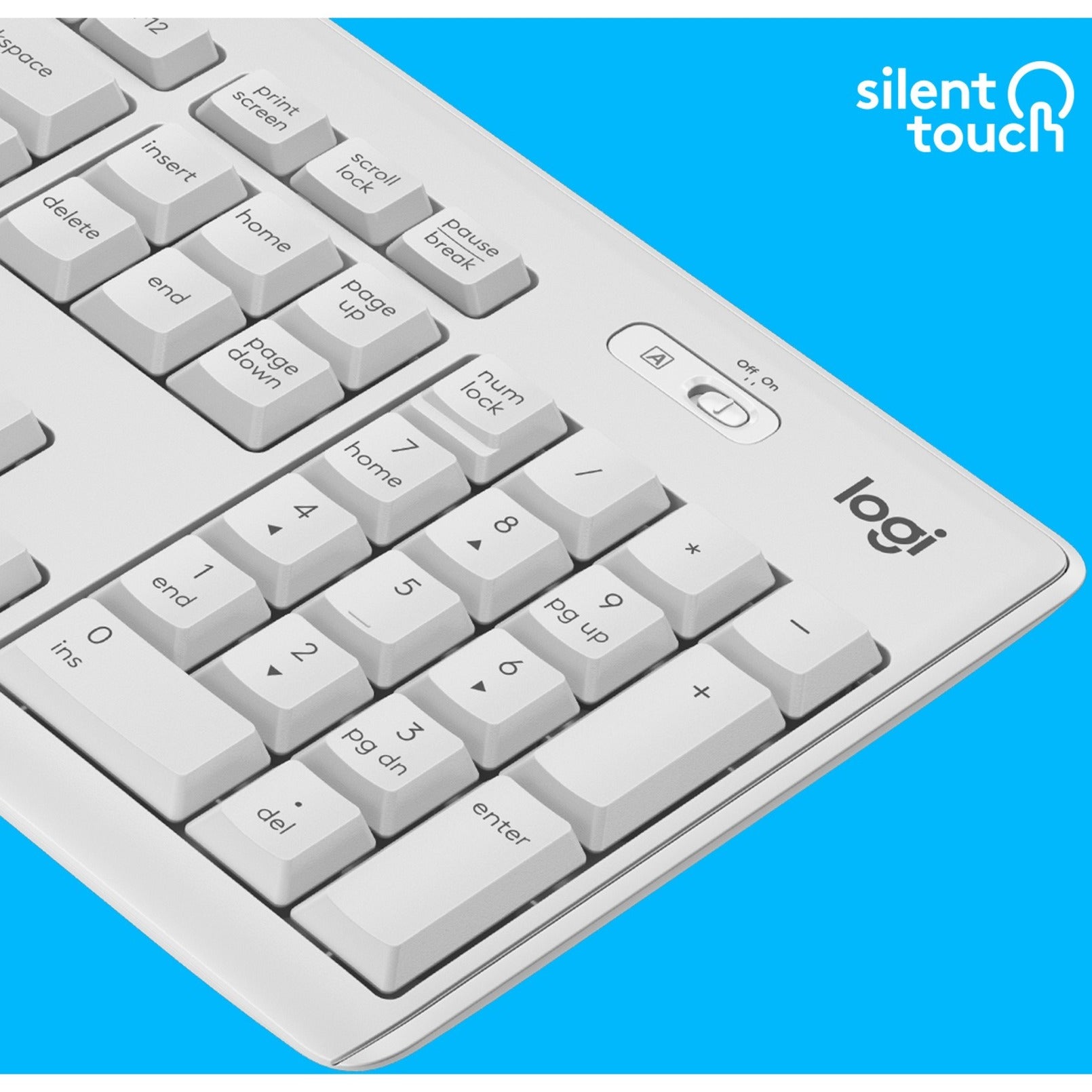 Logitech MK295 Silent Wireless Keyboard Mouse Combo, SilentTouch