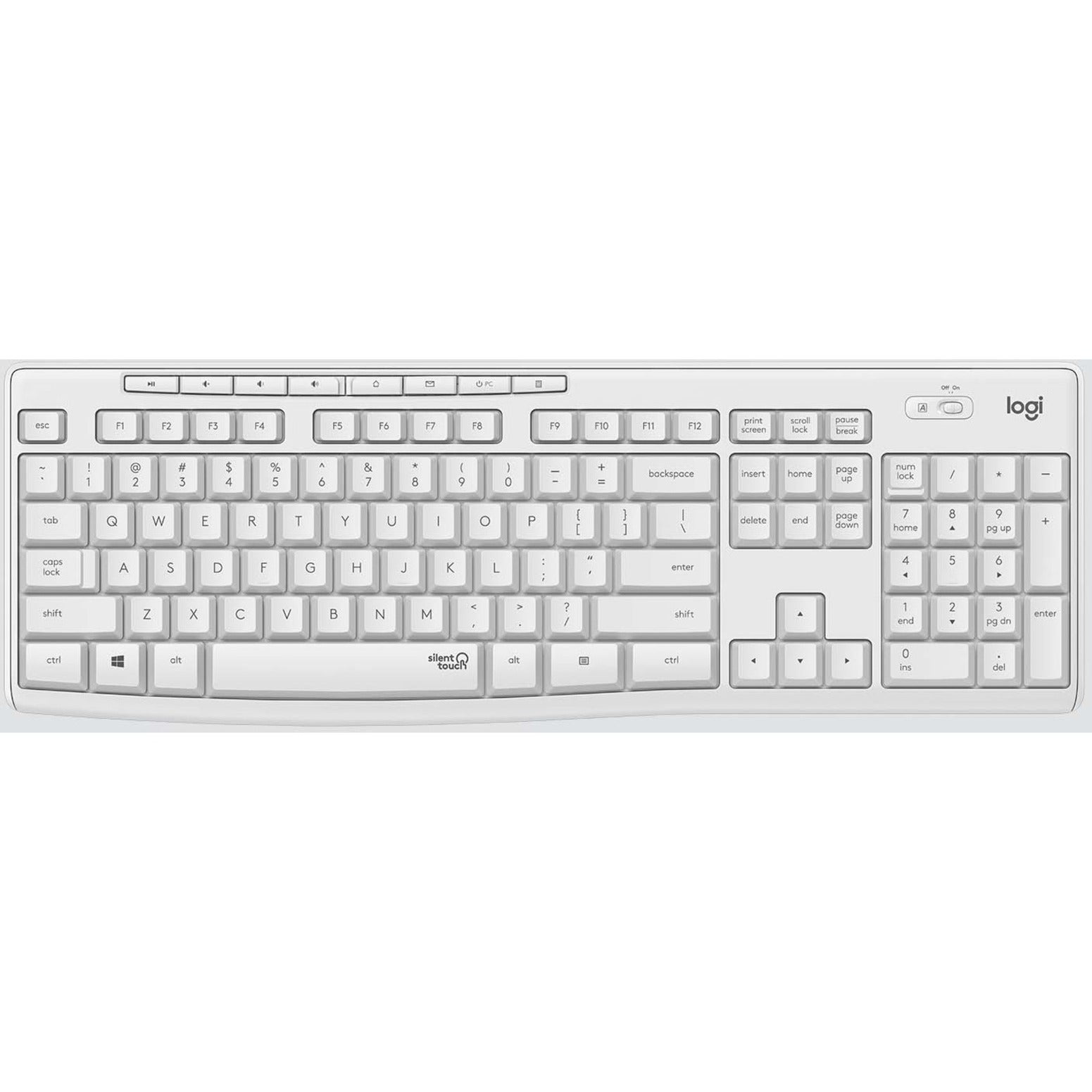 Logitech 920-009783 MK295 Silent Wireless Combo Keyboard & Mouse, Spill Resistant, Wireless Connectivity