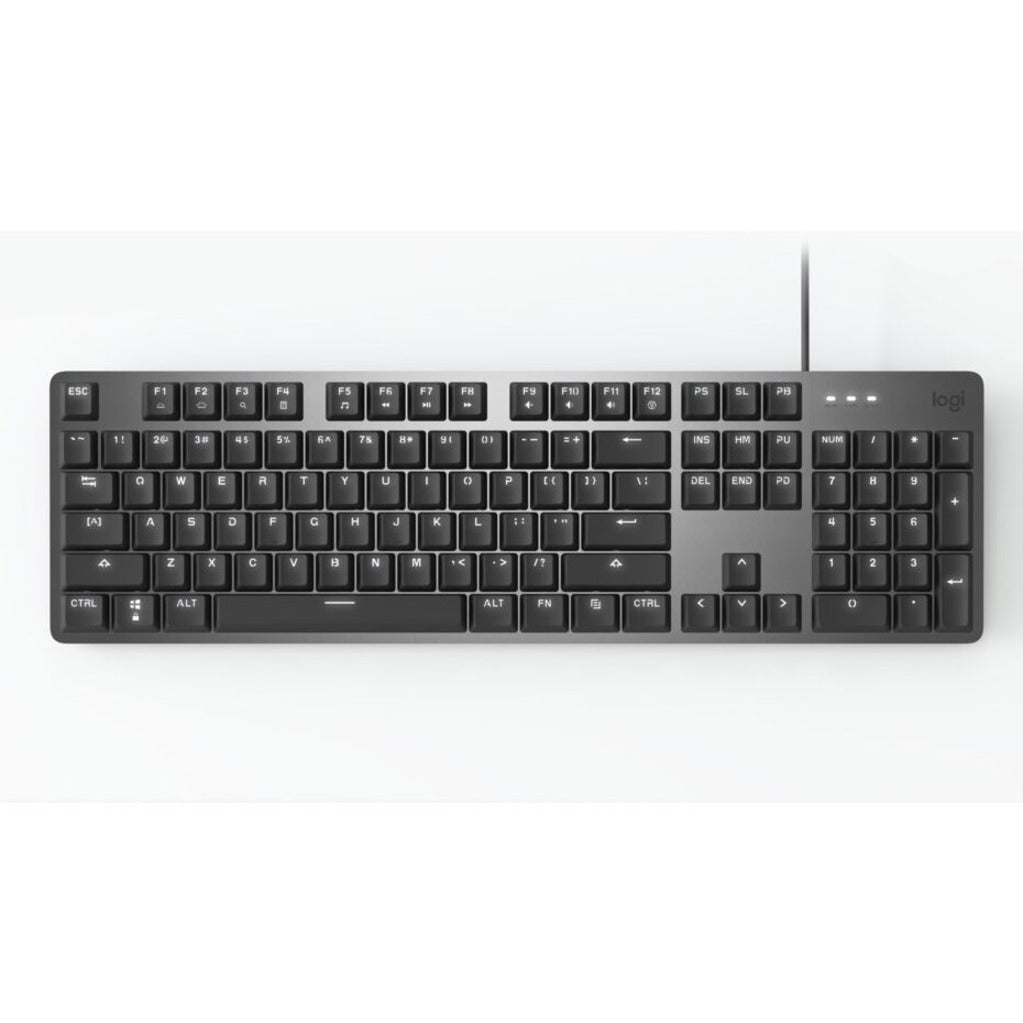 Logitech 920-009859 K845 Mechanical Illuminated Keyboard, Adjustable Backlighting, Full-size, USB