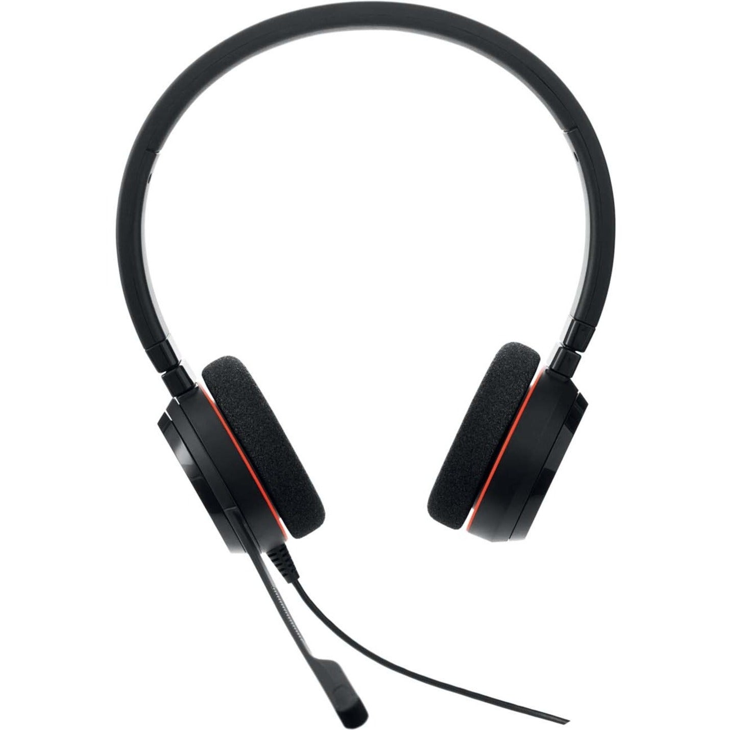 Jabra 4999-823-189 EVOLVE 20 Headset, Noise Cancelling Boom Microphone