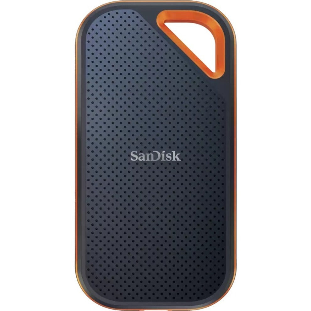 SanDisk SDSSDE81-4T00-G25 Extreme PRO Portable SSD V2, 4TB, Read/Write up to 2000MB/s, USB 3.2 Type C
