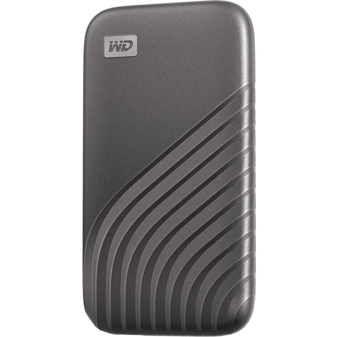 WD WDBAGF0010BGY-WESN My Passport Solid State Drive, 1 TB, Space Gray, USB 3.2 (Gen 2) Type C