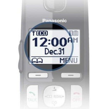 Panasonic KX-TGE432B DECT 6.0 Cordless Phone, 2 Handset TGE4 Cordless Phone, Speakerphone, Answering Machine