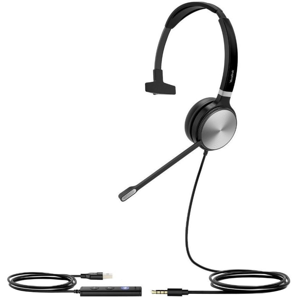 Yealink 1308010 UH36 Headset, Noise Cancelling, USB Wired, Conference Call, Business