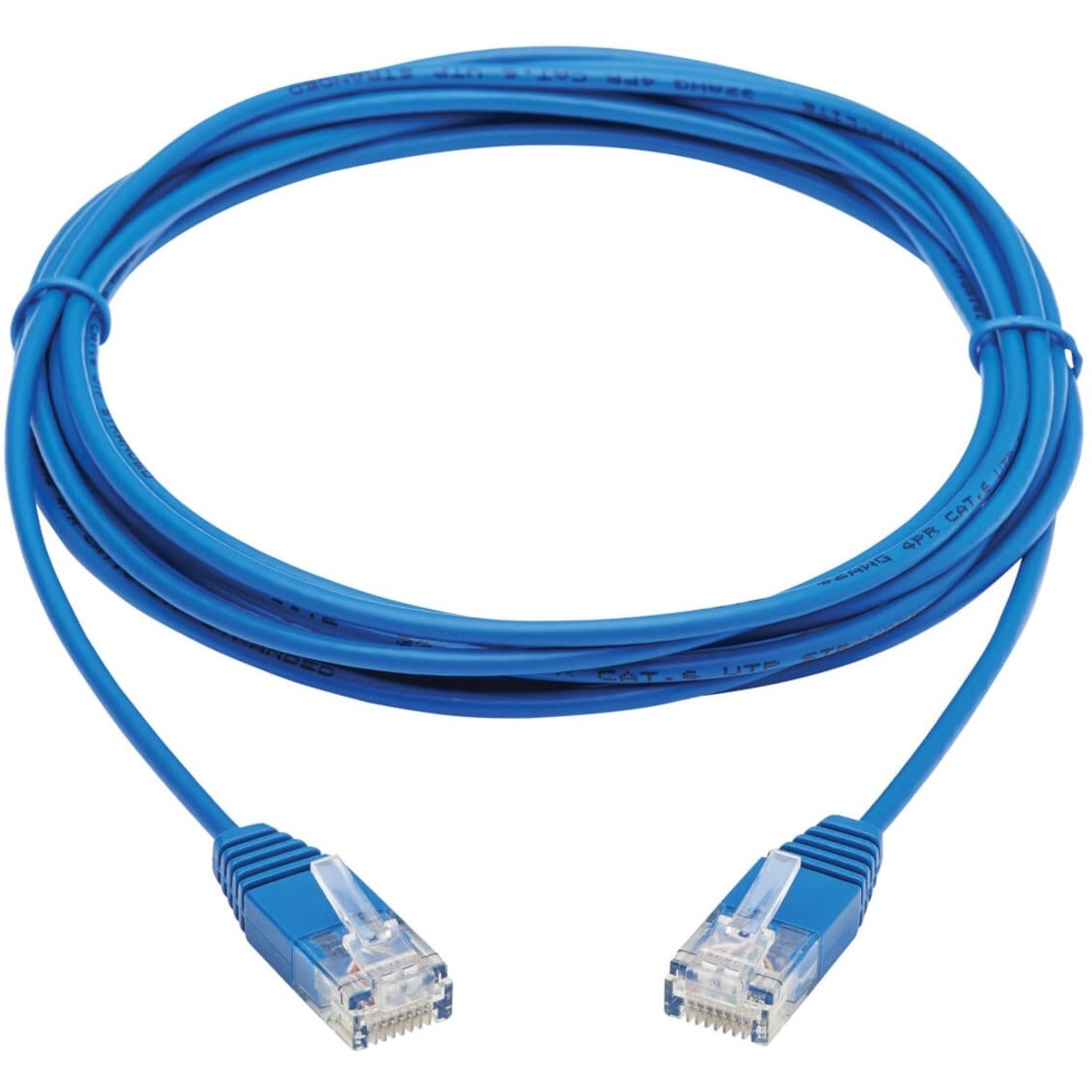 Tripp Lite N200-UR10-BL Cat6 Ultra-Slim Ethernet Cable, Blue, 10 ft.