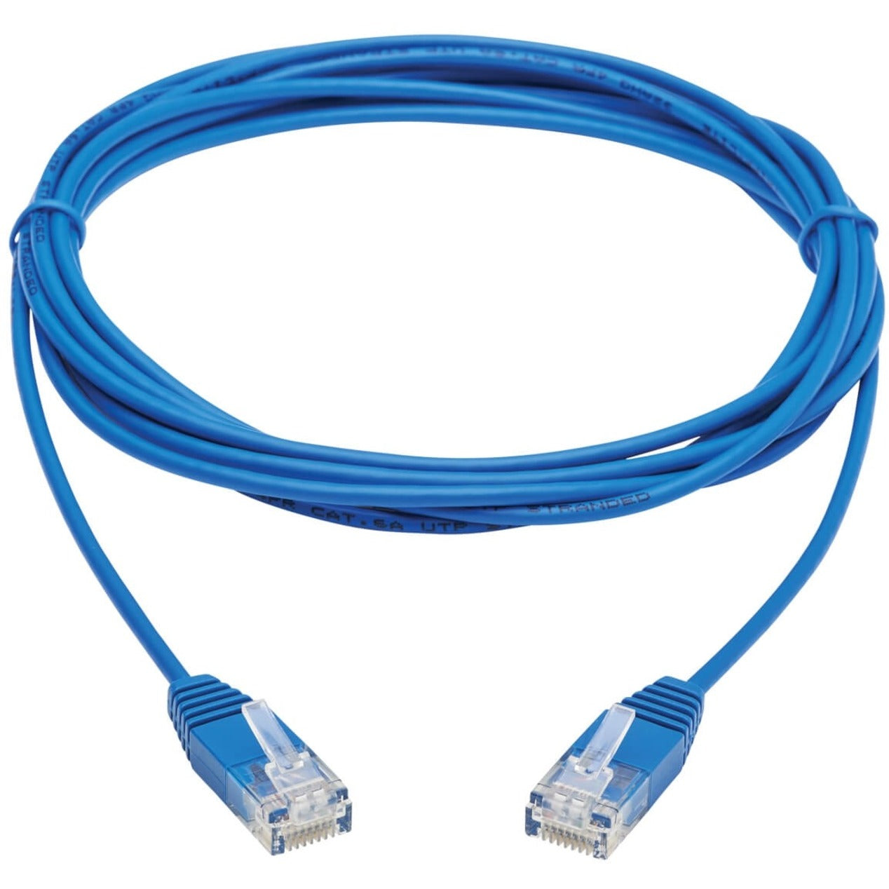 Tripp Lite N261-UR10-BL Cat6a 10G Certified Molded Ultra-Slim UTP Ethernet Cable, Blue, 10ft.