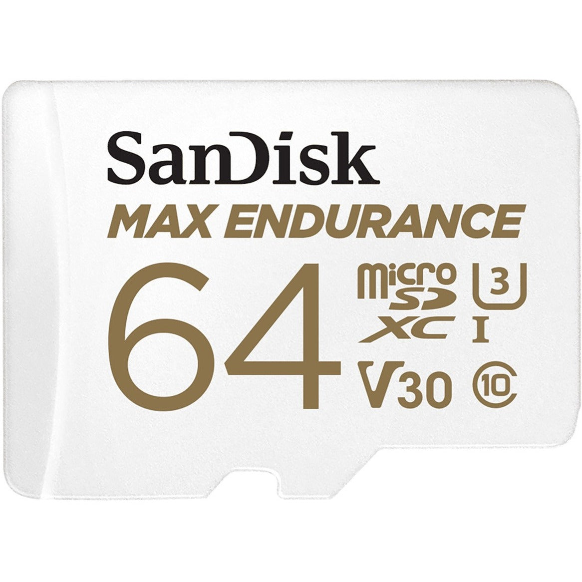 SanDisk SDSQQVR-064G-AN6IA MAX ENDURANCE microSD Card, 64GB, 100MB/s Read Speed, 40MB/s Write Speed