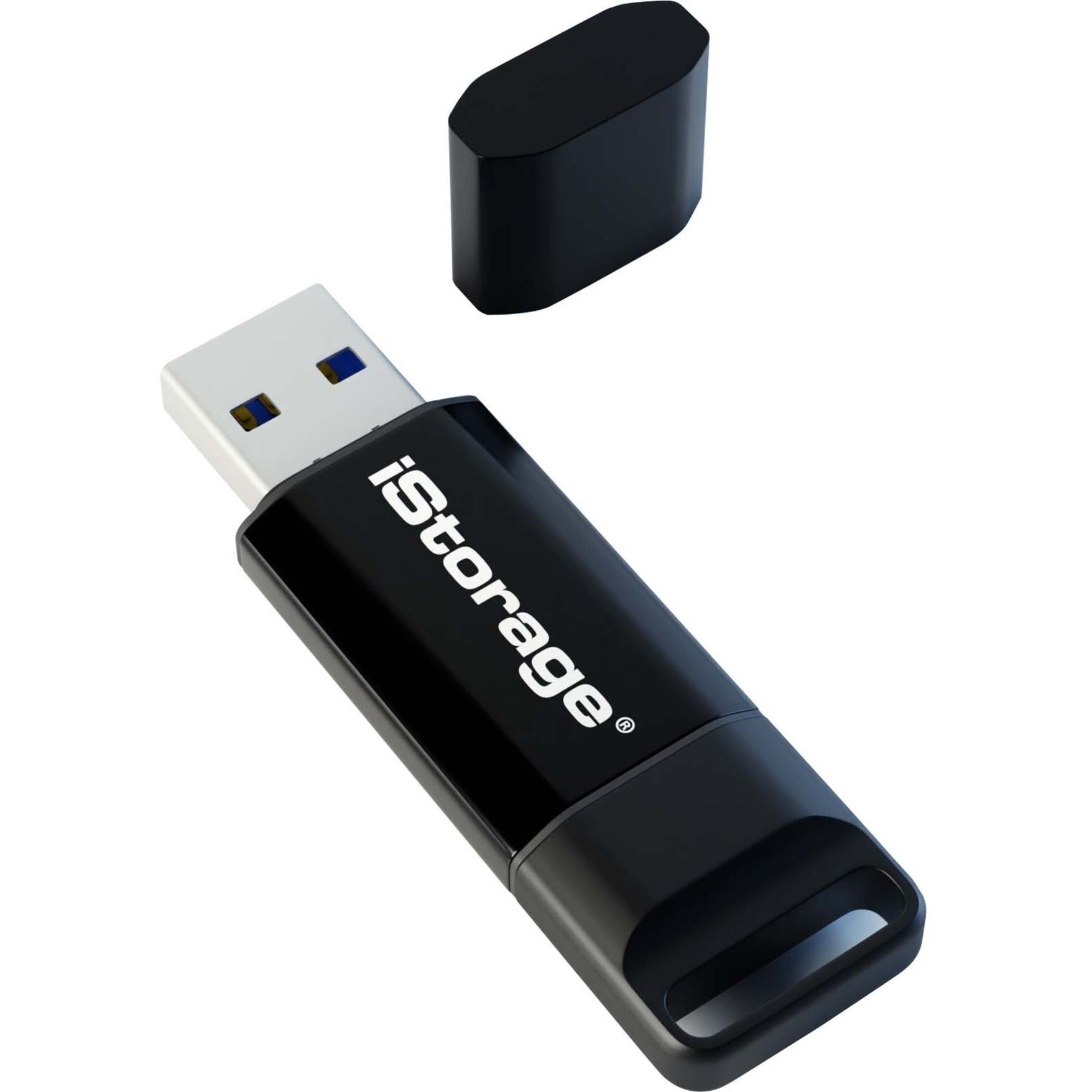 iStorage IS-FL-DBT-256-16 datAshur BT Hardware encrypted USB 3.2 (Gen1) Flash Drive, 16GB, Secure, Bluetooth, Password Protection
