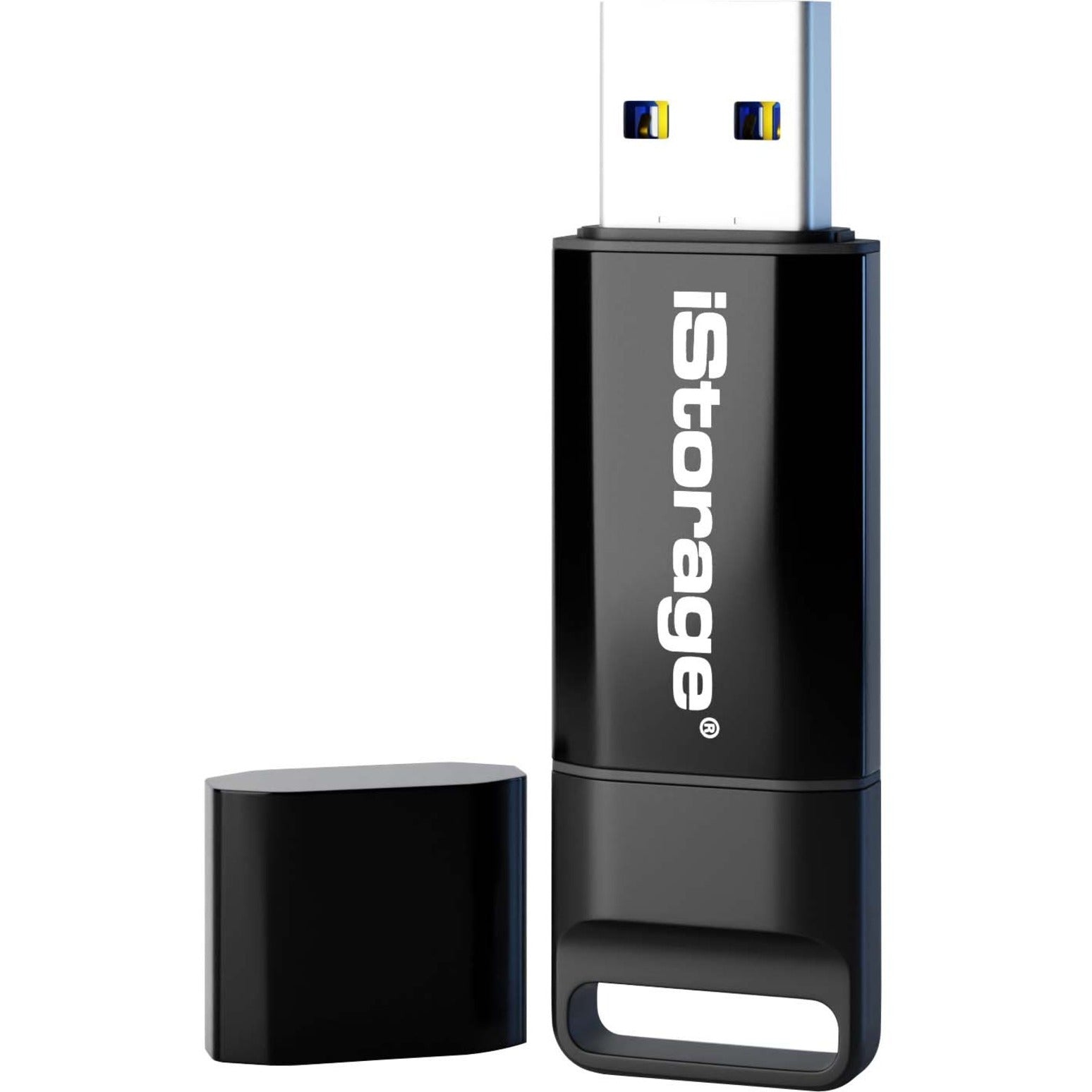 iStorage IS-FL-DBT-256-128 datAshur BT Hardware encrypted USB 3.2 (Gen1) Flash Drive, 128GB, Secure, Bluetooth, Password Protection