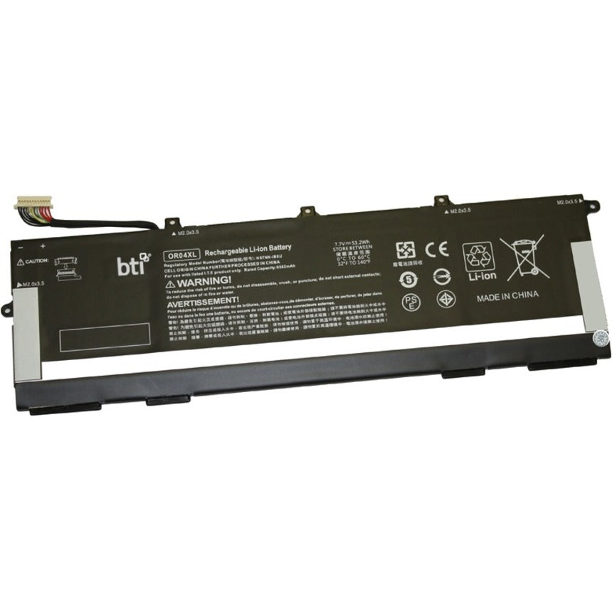 BTI OR04XL-BTI Battery, 18 Month Limited Warranty, 6900mAh, for Notebook
