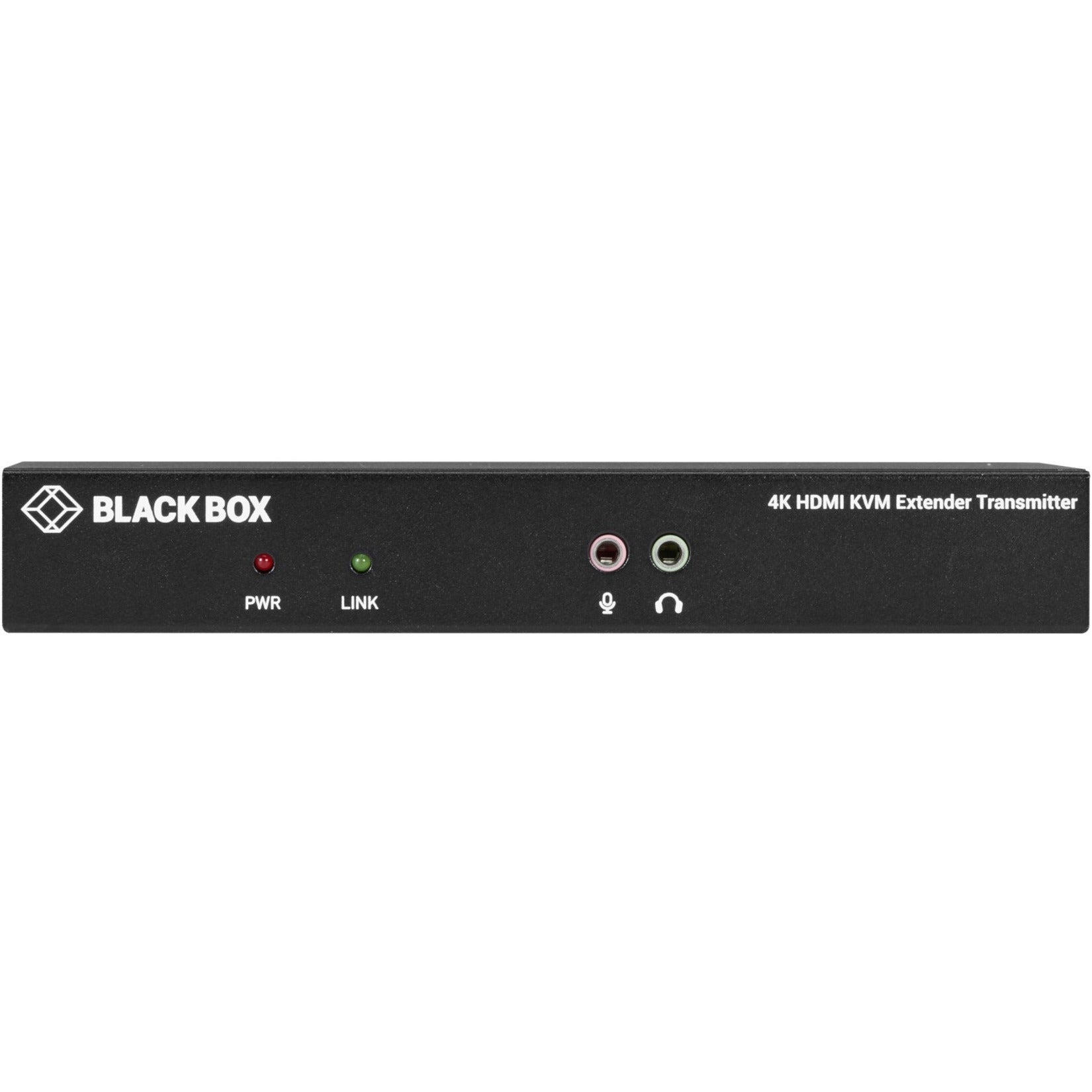 Black Box KVXLCHF-100-SFP-BUN2 KVXLCHF-100 KVM Console/Extender, 4K Video, 1 Year Warranty, TAA Compliant, USB/HDMI, PC Supported