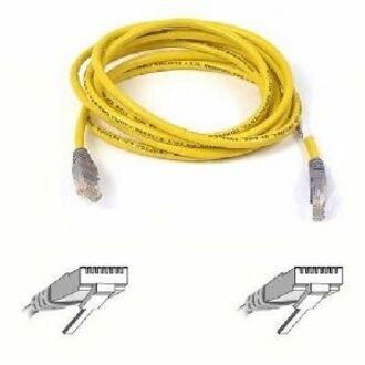 Belkin A3X126-10-YLW Cat. 5E UTP Patch Cable, 10 ft, Yellow