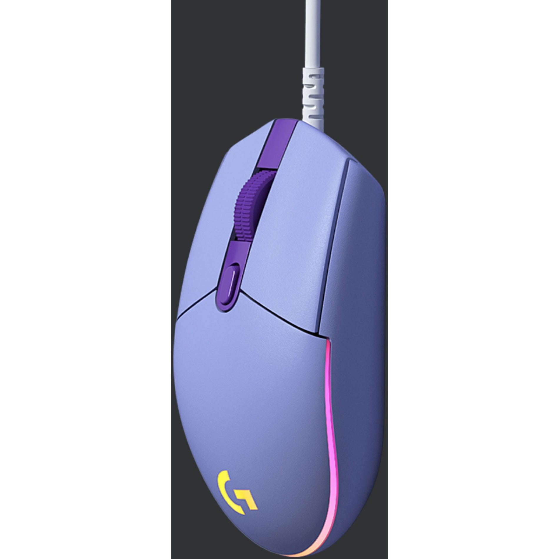 Logitech 910-005851 G203 Gaming Mouse, 6 Buttons, 8000 dpi, Lilac Color