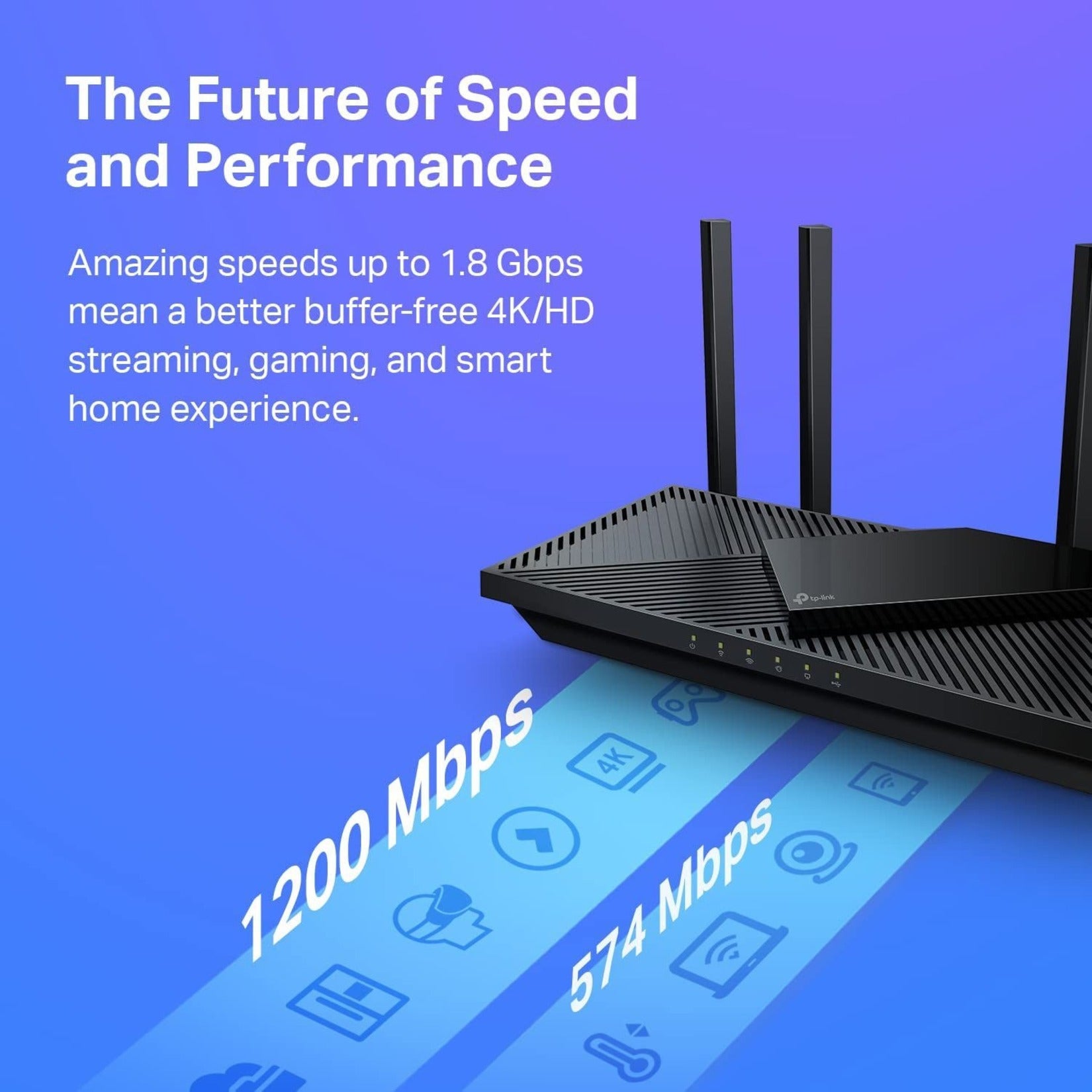 TP-Link Archer AX21 Dual-Band Wi-Fi 6 Router - Next-Gen Speed and Coverage [Discontinued]