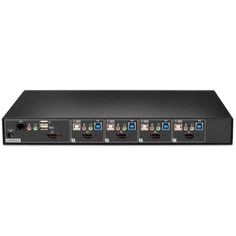 AVOCENT SV240DPH-400 SwitchView Desktop KVM, 4 Port, Single Head, Universal Connector, TAA Compliant